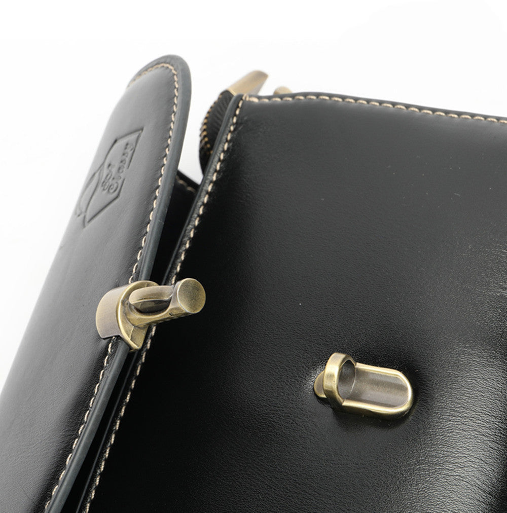 SACLASSY Genuine Leather Handbag Shoulder Shoppers Crossbody Bag 9246