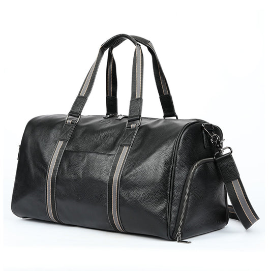 SACLASSY Genuine Leather Duffel Bag For Sports, Travel, Gym and Luggage Bag 4014